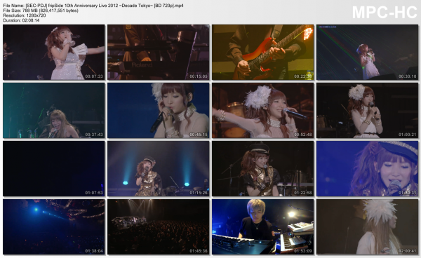 fripSide 10th Anniversary Live 2012 ~Decade Tokyo~ preview