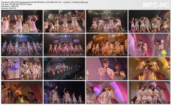 Nogizaka46 at M-ON! SPECIAL LiVE GiRLPOP Vol.1 ~Colorful~ (121026)